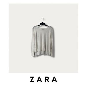 Zara Knit Sweater White